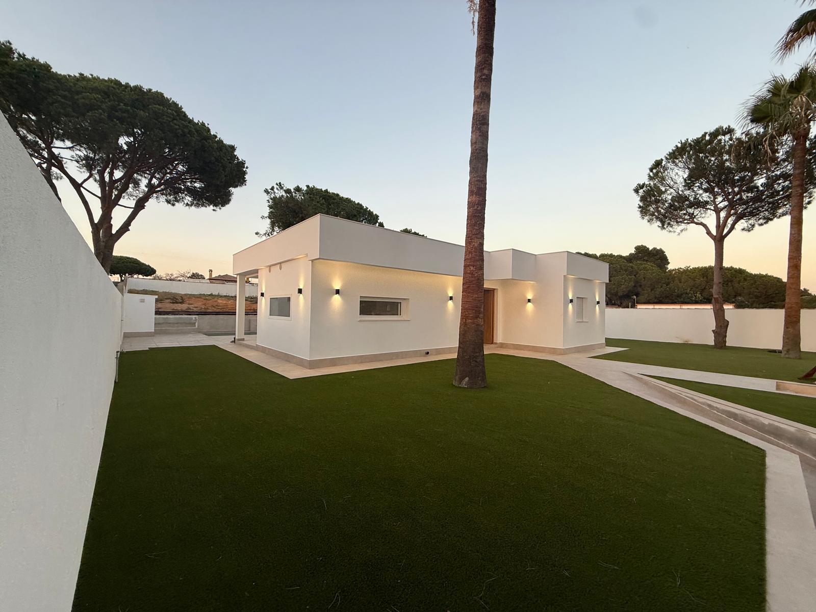 Piscina del chalet en La Saucedilla, Chiclana de la Frontera